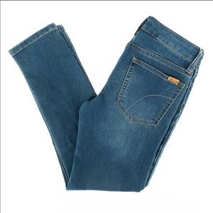 Joe's Jeans Adjustable Waist Embroidered Blue 14